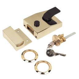 Yale 89  Night Latch Brass 60mm Backset