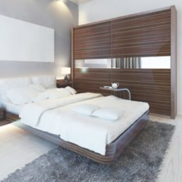 Henderson Double-Top W12 2-Door Sliding Track System Silver 1200mm