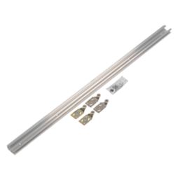 Henderson Double-Top W12 2-Door Sliding Track System Silver 1200mm