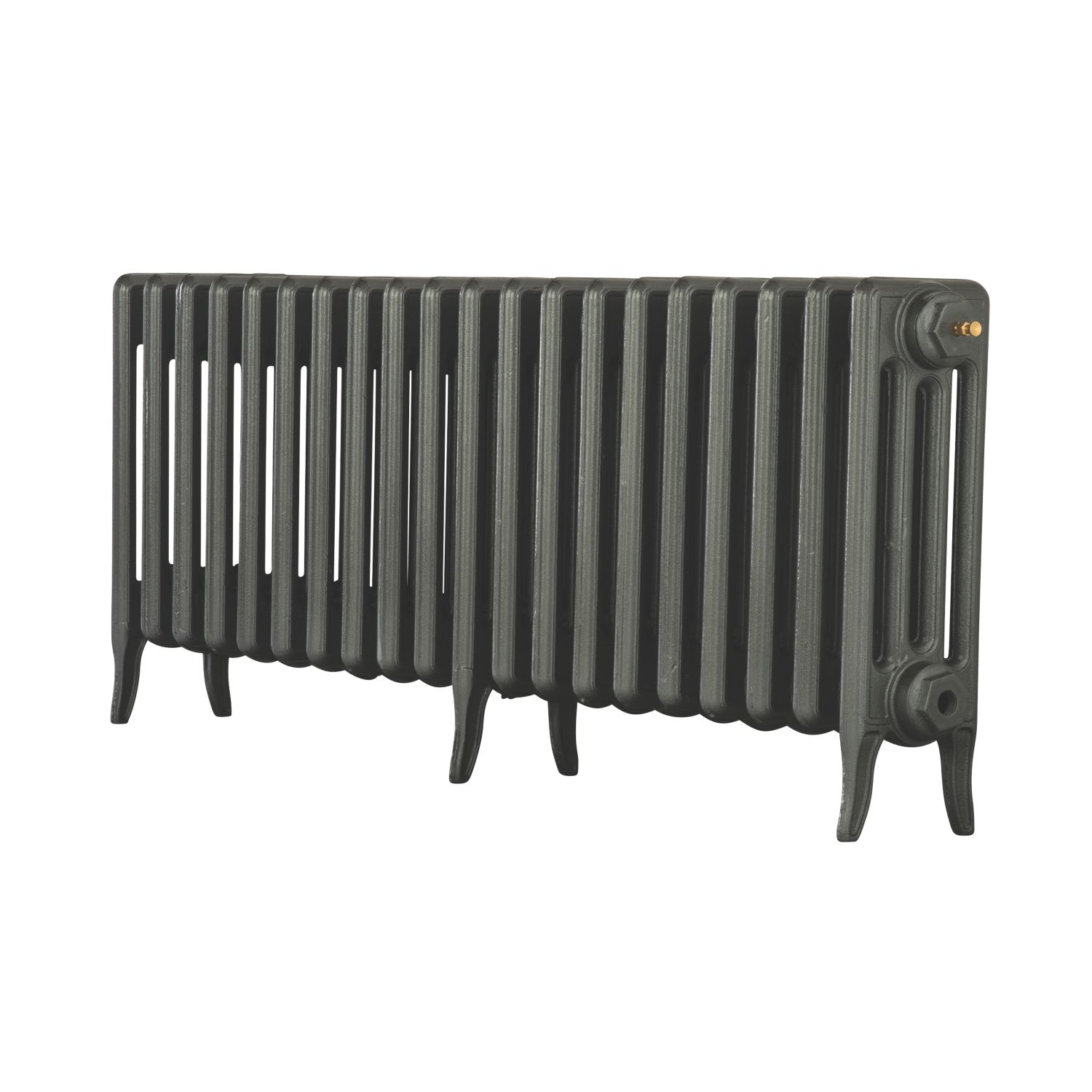 Arroll 460mm x 1114mm 3517BTU Cast Grey Cast Iron 4 Column Radiator (9969F)