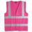 Pro RTX High Visibilty  Waistcoat Raspberry Medium 40" Chest