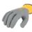 DEWALT Water-Resistant Grip Gloves Grey / Yellow Large