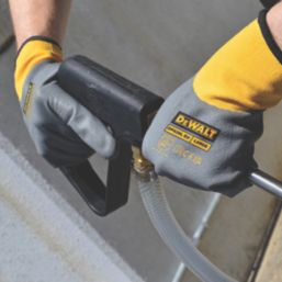 DEWALT Water-Resistant Grip Gloves Grey / Yellow Large