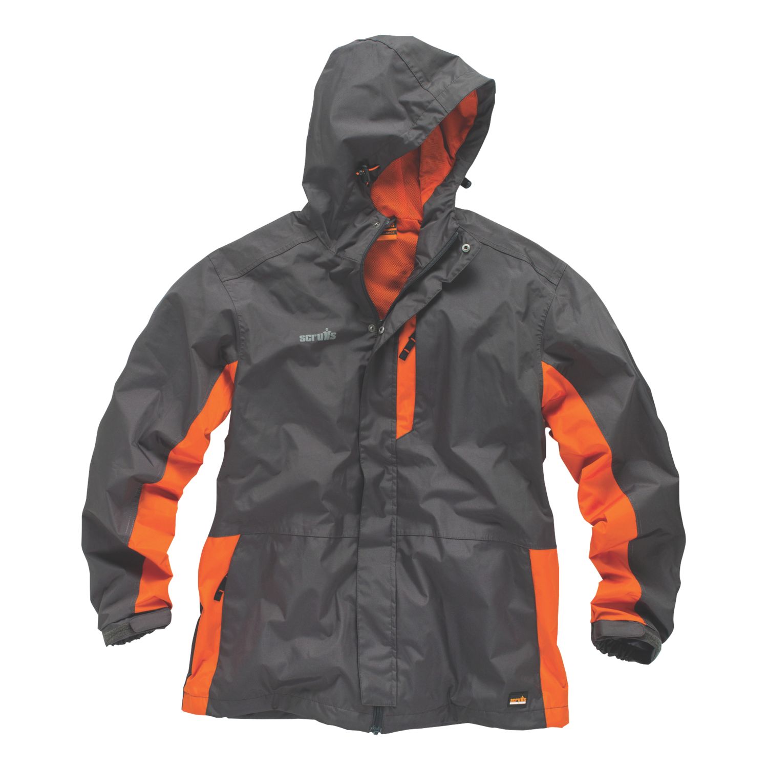 Scruffs Worker Jacket Graphite/Orange Large 46" Chest (996CC)