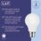 LAP  B22 A60 LED Light Bulb Milky 806lm 4.9W 4 Pack
