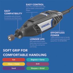 Dremel 3200-1/90 130W  Electric Multi-Tool with Accessories 230-240V 91 Piece Set