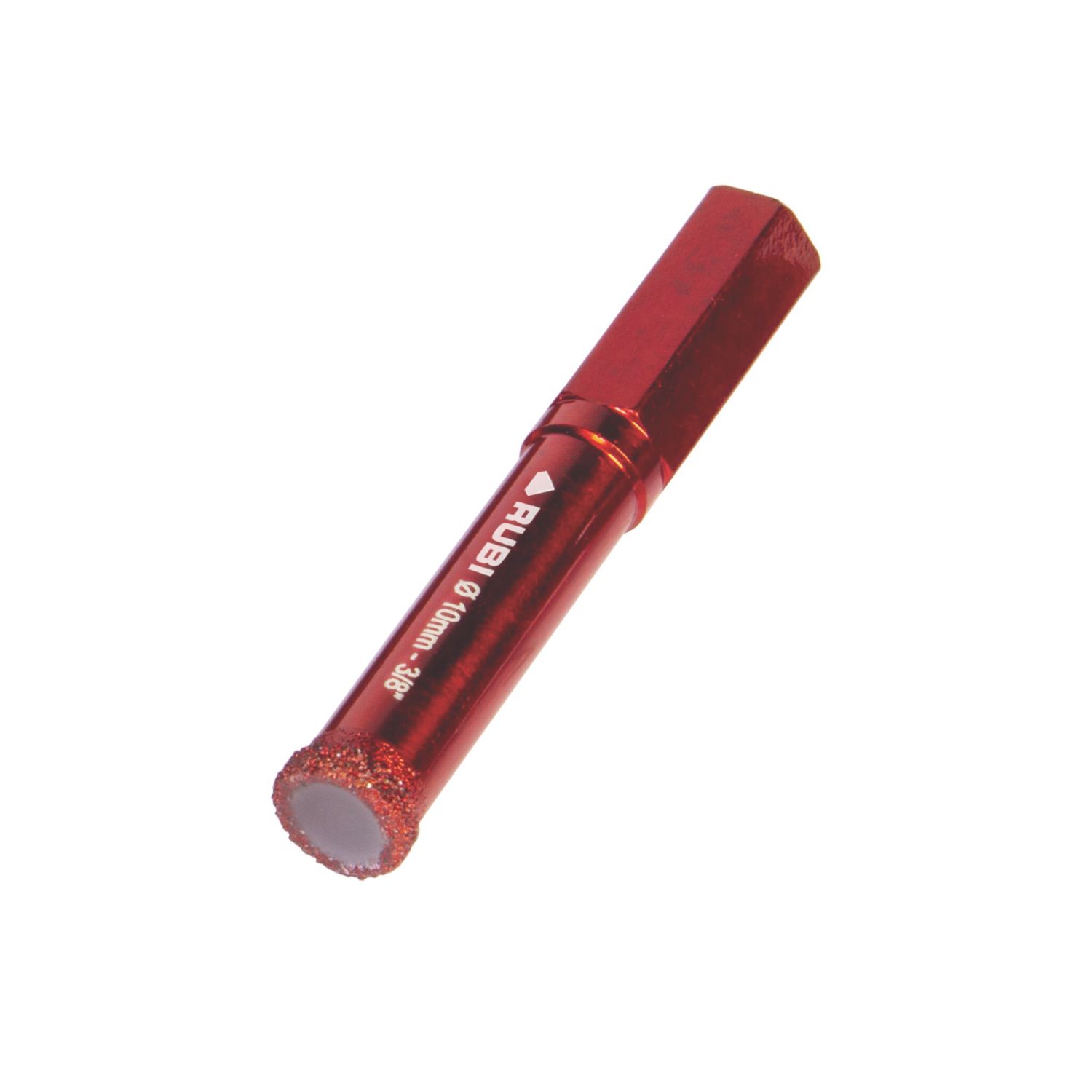 Rubi DRYGRES Hex Shank Diamond Tile Drill Bit 10mm x 125mm (996FC)