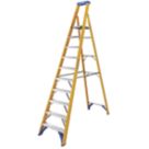 Werner Fibreglass 2.94m 10 Step Platform Step Ladder
