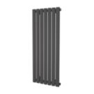Ximax Fortuna 1000mm x 410mm 1707BTU Anthracite Vertical Designer Radiator