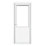 Crystal  1-Panel 1-Clear Light Right-Hand Opening White uPVC Back Door 2090mm x 890mm