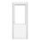Crystal  1-Panel 1-Clear Light Right-Handed White uPVC Back Door 2090mm x 890mm