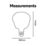 Calex XXL Organic Neo E27 Decorative LED Light Bulb Rainbow 160lm 4W