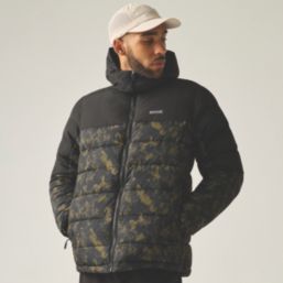Regatta Aldthorn  Mens Jacket Black/Textured Print Large 41-42" Chest