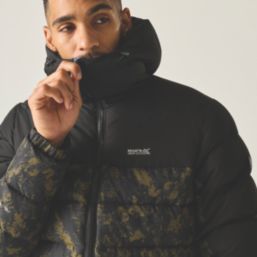Regatta Aldthorn  Mens Jacket Black/Textured Print Large 41-42" Chest