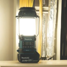 Makita DMR056 18V Li-Ion LXT Compact Fluorescent DAB+ / FM Lantern / Radio with USB Blue/Black 200/100 & 310/155lm - Bare