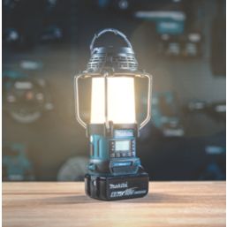 Makita DMR056 18V Li-Ion LXT Compact Fluorescent DAB+ / FM Lantern / Radio with USB Blue/Black 200/100 & 310/155lm - Bare