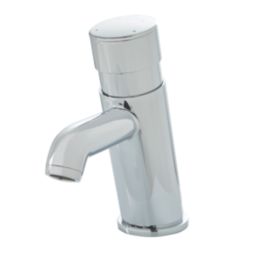 Highlife Bathrooms Skara Chrome 147mm Push Button Mono Basin Mixer Tap