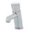 Highlife Bathrooms Skara Chrome 147mm Push Button Mono Basin Mixer Tap