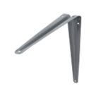 Essentials London Shelf Brackets Grey 100mm x 75mm 20 Pack