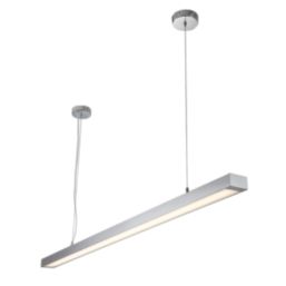 Saxby Borde LED Pendant Silver 24W 2400lm