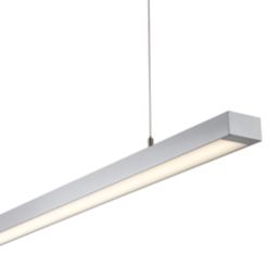 Saxby Borde LED Pendant Silver 24W 2400lm