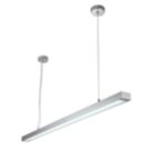 Saxby Borde LED Pendant Silver 24W 2400lm