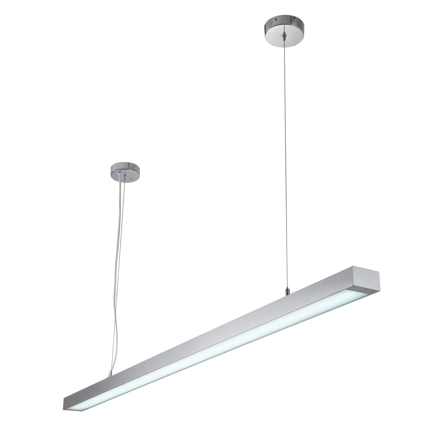 Saxby Borde LED Pendant Silver 24W 2400lm (996VX)