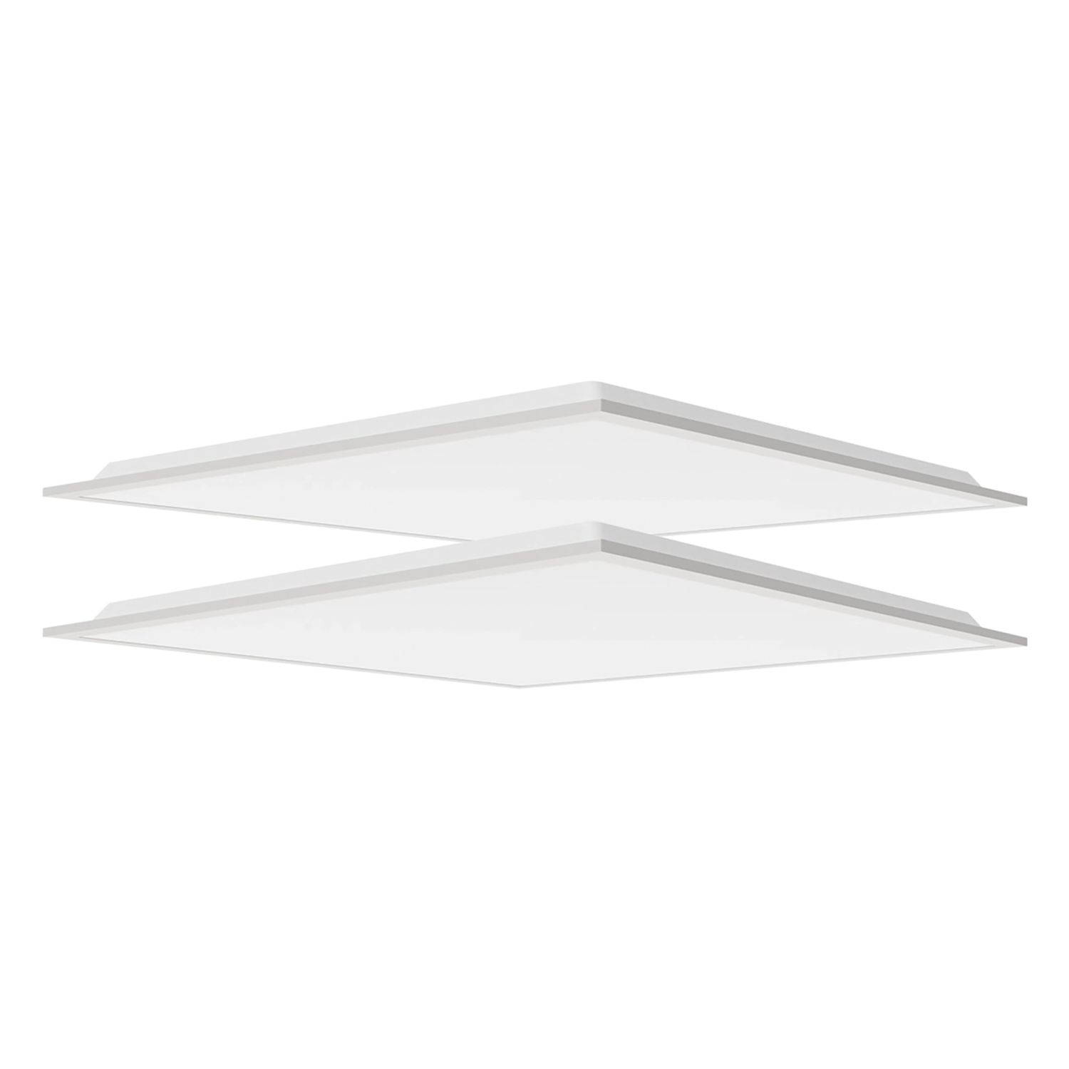 Brackenheath Square 600mm x 600mm LED Backlit Panel White 32W 4400lm 2 Pack (996YX)