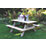 Forest Small Rectangular Garden Picnic Table 1500mm x 1500mm x 700mm
