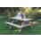 Forest Small Rectangular Garden Picnic Table 1500mm x 1500mm x 700mm