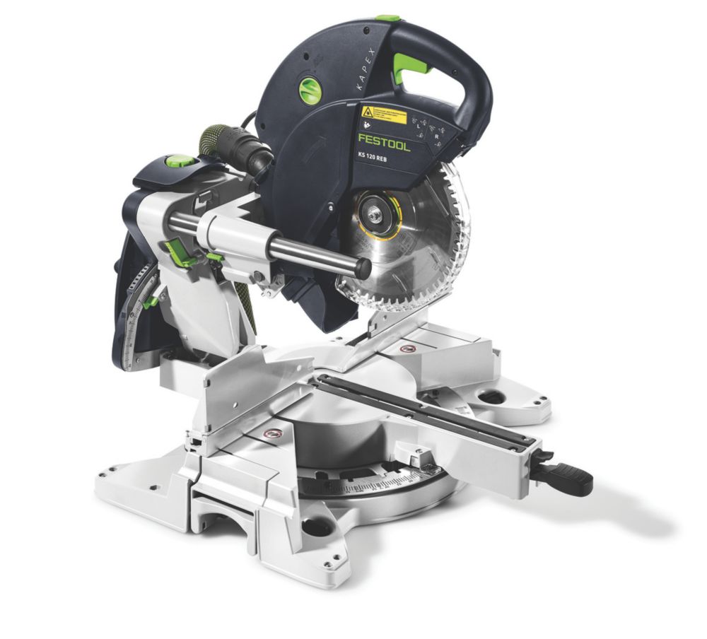 Festool KS 120 REB GB 260mm Electric Double-Bevel Sliding Compound ...