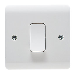 Crabtree Instinct 50A 1-Gang DP Control Switch White