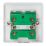 Crabtree Instinct 50A 1-Gang DP Control Switch White