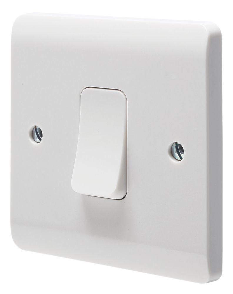 Crabtree Instinct 50A 1-Gang DP Control Switch White