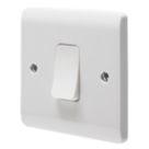 Crabtree Instinct 50A 1-Gang DP Control Switch White