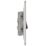 LAP  20A 16AX 1-Gang 2-Way Light Switch  Brushed Stainless Steel