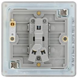 LAP  20A 16AX 1-Gang 2-Way Light Switch  Brushed Stainless Steel