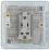LAP  20A 16AX 1-Gang 2-Way Light Switch  Brushed Stainless Steel
