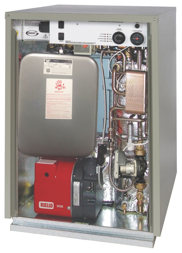 Oil combi clearance boiler