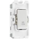 British General Nexus 800 Grid 20A Grid DP 'Air Con' Printed Switch White
