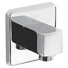 Bristan  Easyfit Contemporary Square Shower Wall Outlet Chrome 55mm
