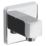 Bristan  Easyfit Contemporary Square Shower Wall Outlet Chrome 55mm