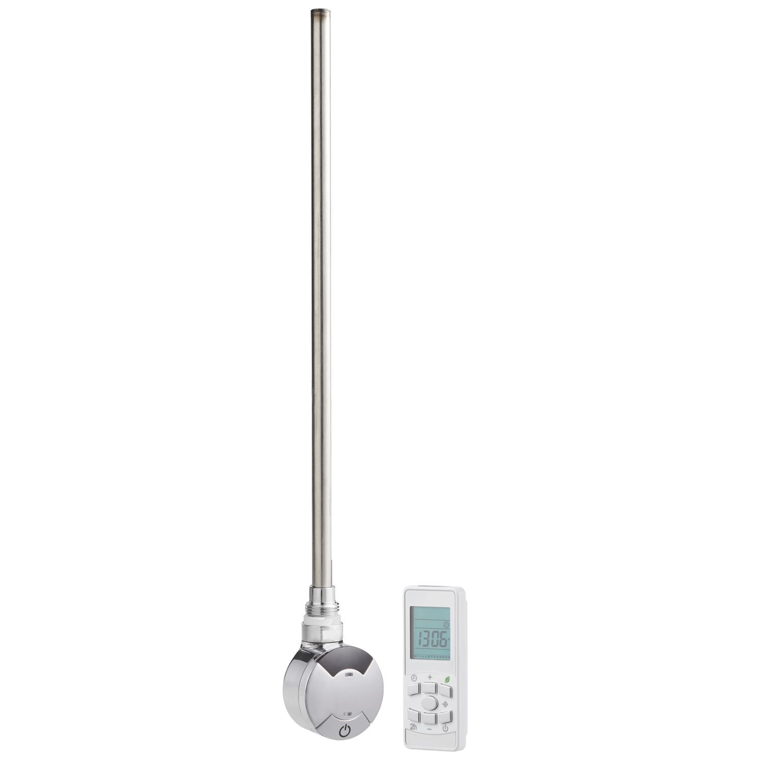 Towelrads Smart Timed Thermostatic 1000W Chrome Towel Radiator Heating Element (997RY)