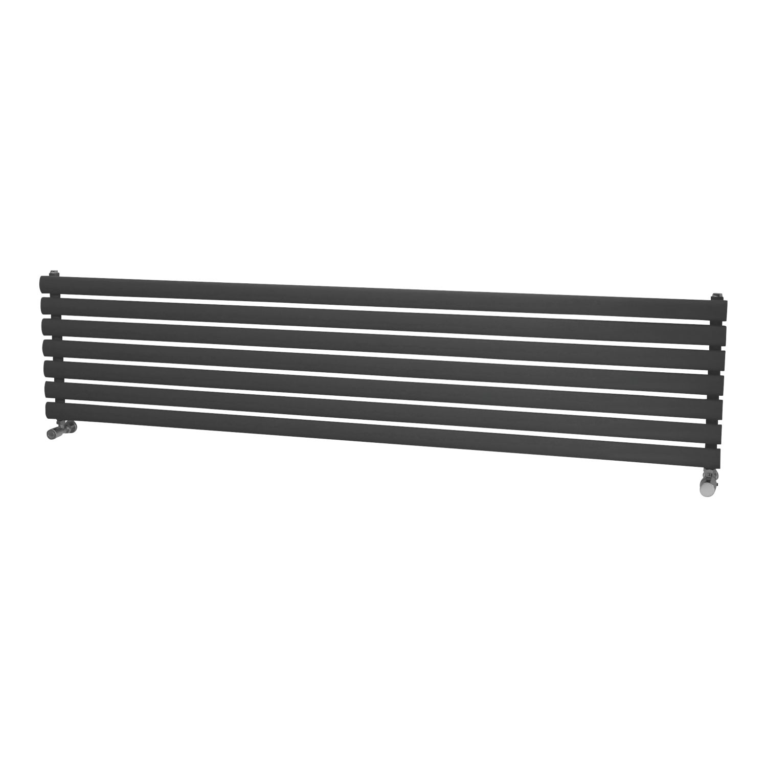 Ximax Fortuna 410mm x 1800mm 2754BTU Anthracite Horizontal Designer Radiator (997TP)