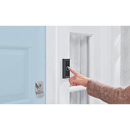 Ring  Wired Hard-Wired Smart Doorbell Black / Grey