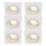 Inlight Pasto Adjustable Square Downlights White 6 Pack