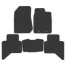 Car Mat Co. Isuzu D-Max 2012 - 2019 Carpet & Rubber Car Mats 5 Piece Set