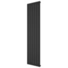Ximax Oceanus 1800mm x 445mm 2925BTU Black Vertical Designer Radiator