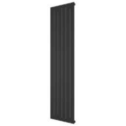 Ximax Oceanus 1800mm x 445mm 2925BTU Black Vertical Designer Radiator
