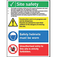 "Site Safety" Sign 400 x 300mm